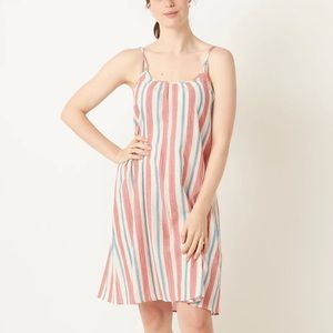 Pietsie cotton + linen slip dress